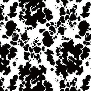 Black and White Cow Print Paradox II Cotton Fabric by Blank Quilting - 1/2 Yard